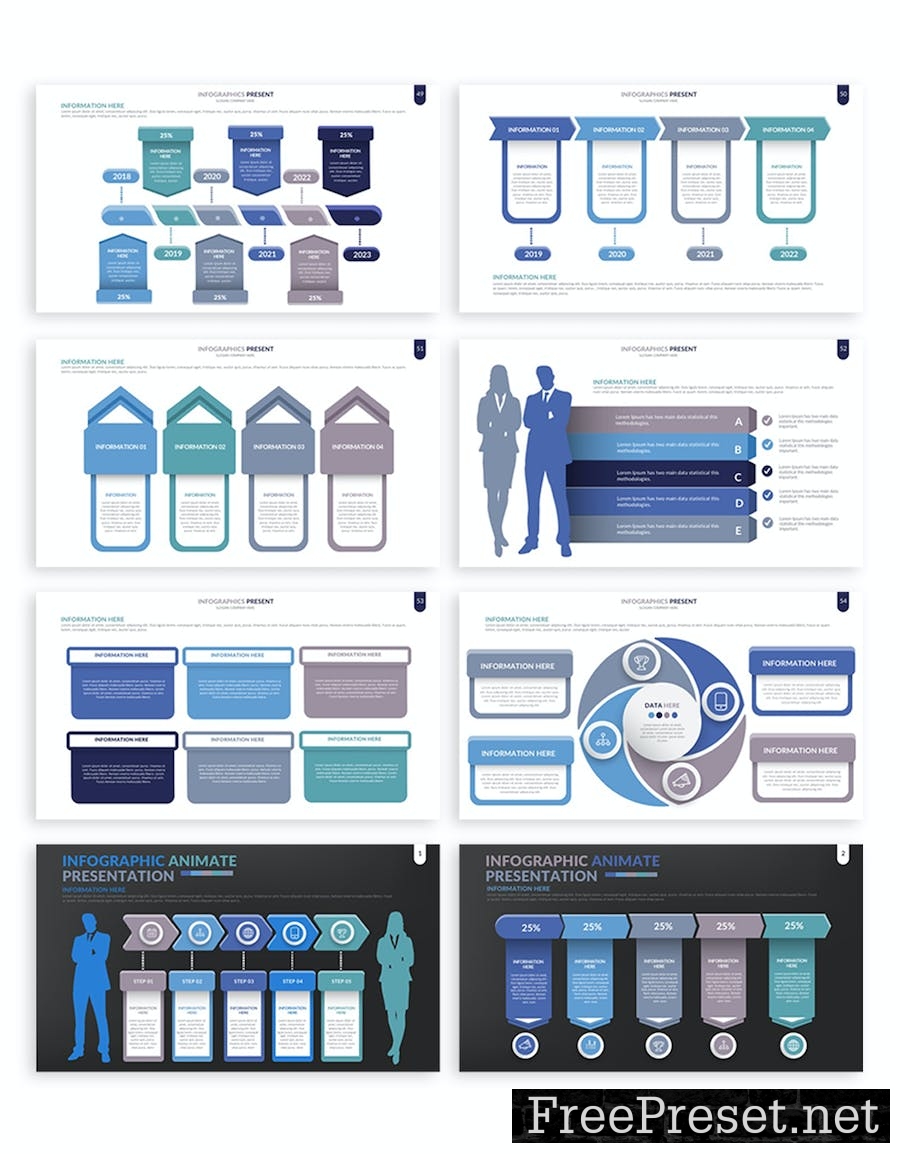 Infographic Google Slides Presentation Templates CK3T84Y