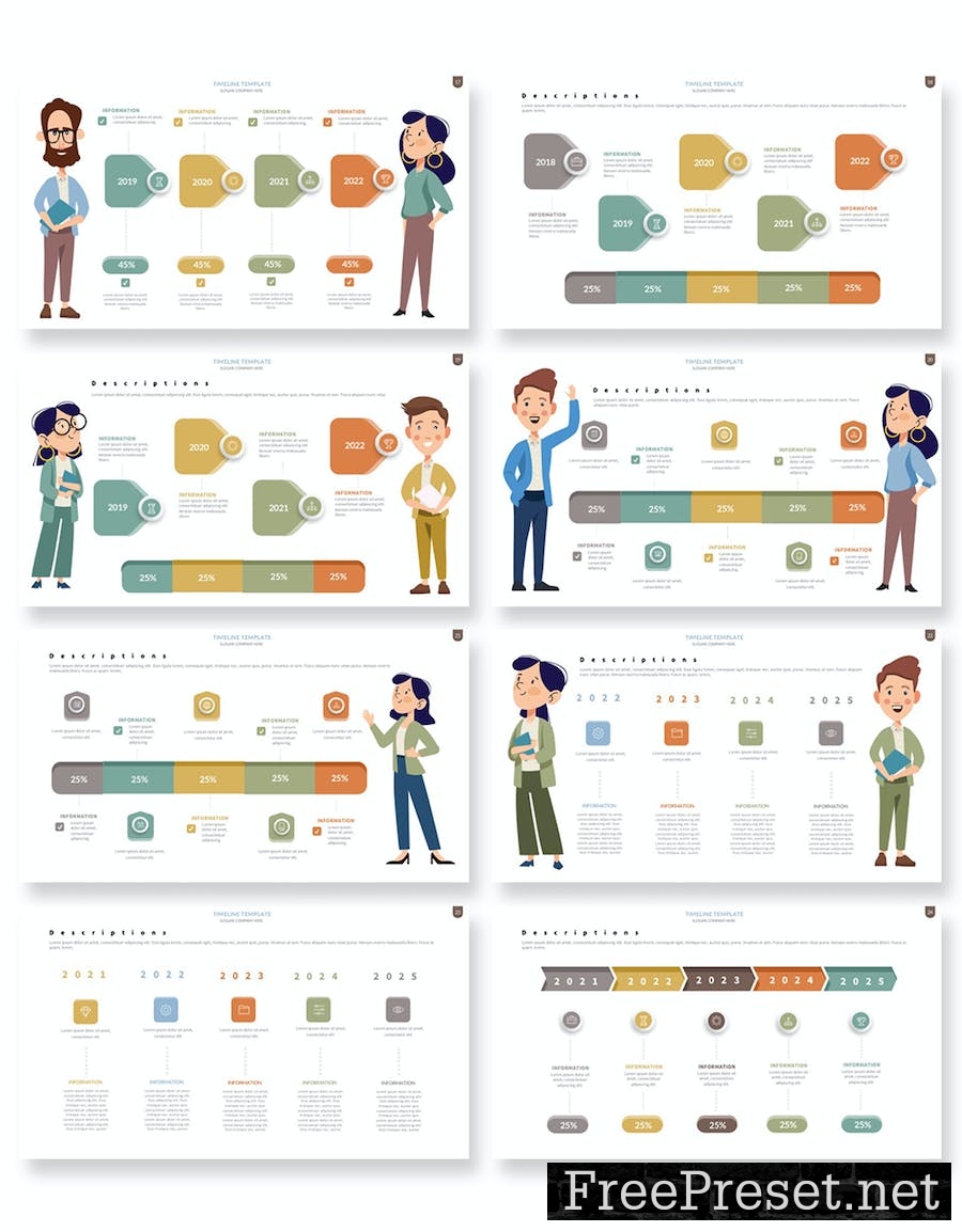 Infographic Google Slides Templates AKVLKAB