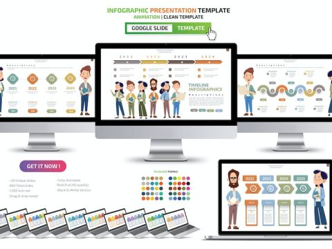 Infographic Google Slides Templates AKVLKAB