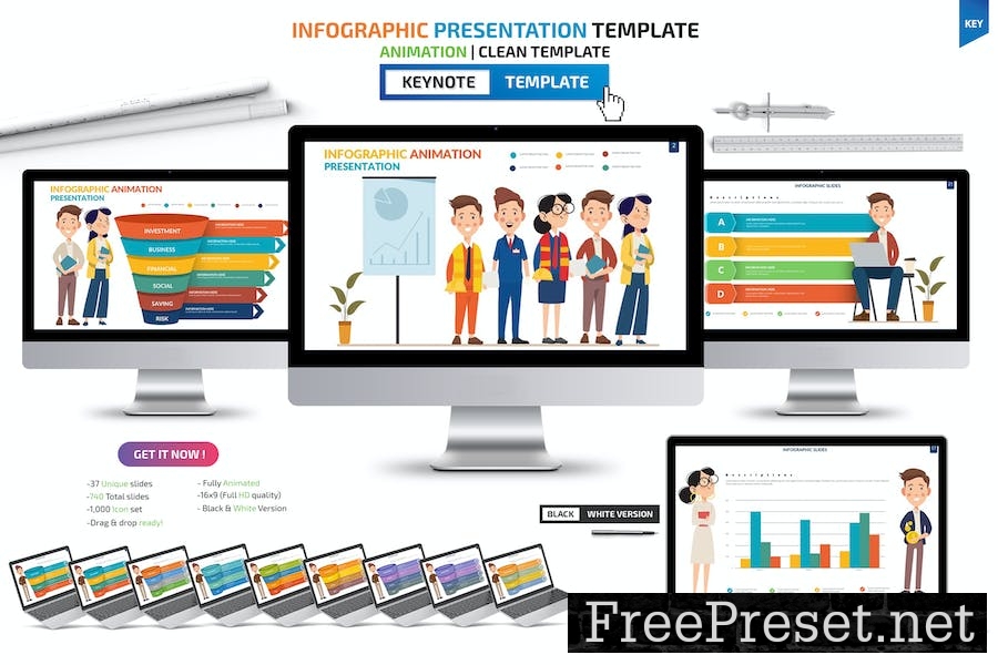 Infographic Keynote Presentation Templates