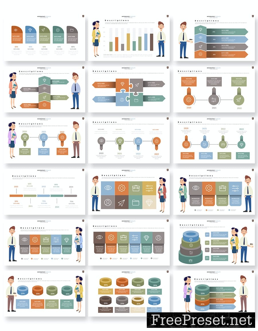 Infographics Google Slides Presentation Templates FPVVNE3