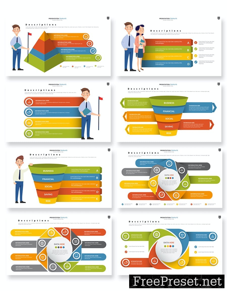 Infographics Google Slides Presentation Templates LTAMB8A