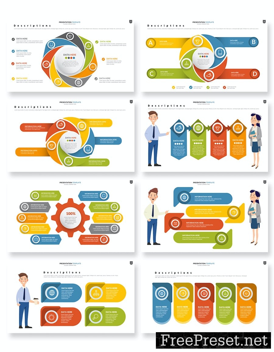 Infographics Google Slides Presentation Templates LTAMB8A