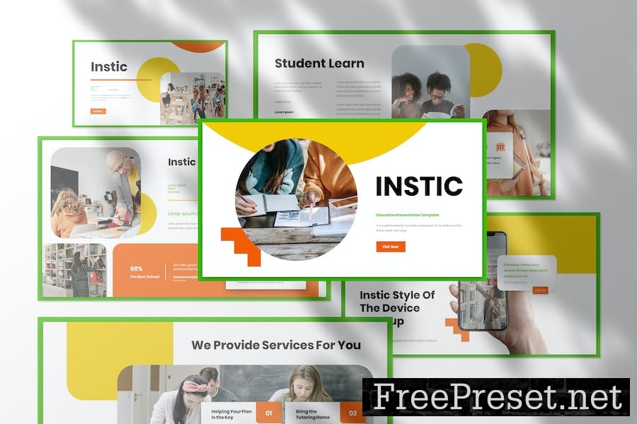 Instic - Education Presentation Keynote Template N2Z9Q8G