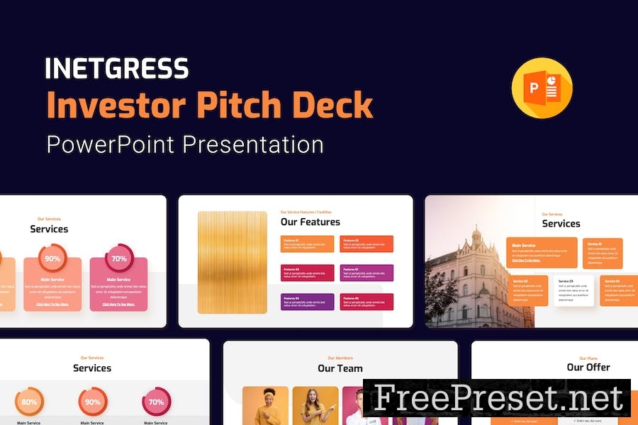 Integress – Investor Pitch Deck PPT Template UTRKFZC