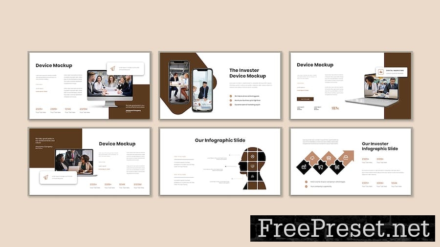 Invester - Business Presentation PowerPoint ECLHTNJ