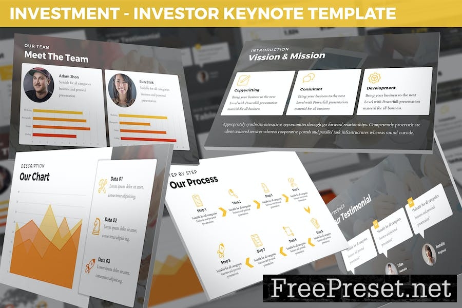 Investment - Investor Keynote Template 3KME27C