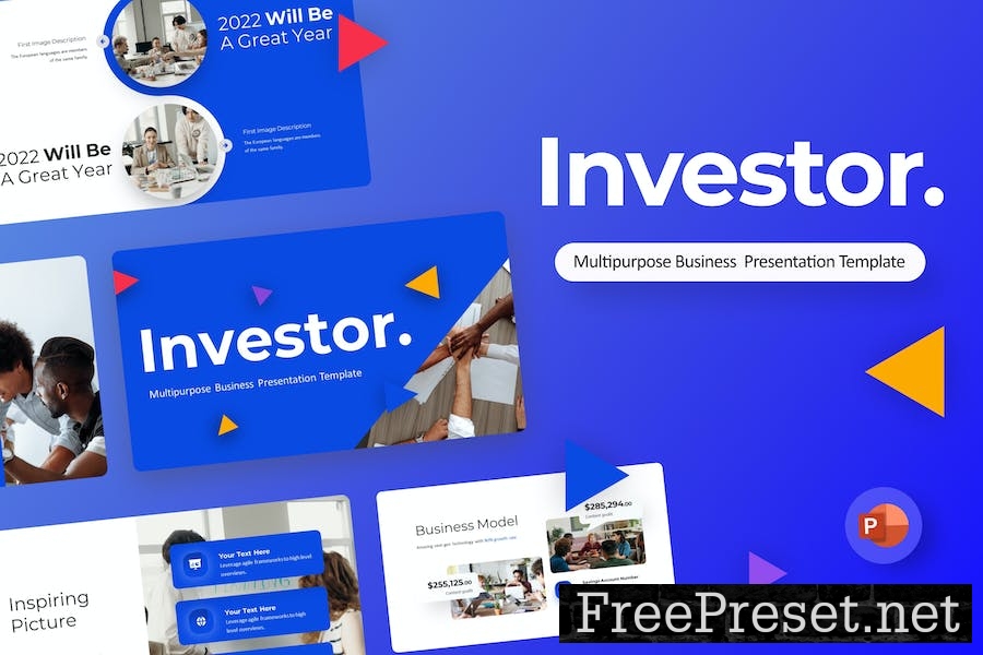 Investor Business PowerPoint Template ZEHWV4N