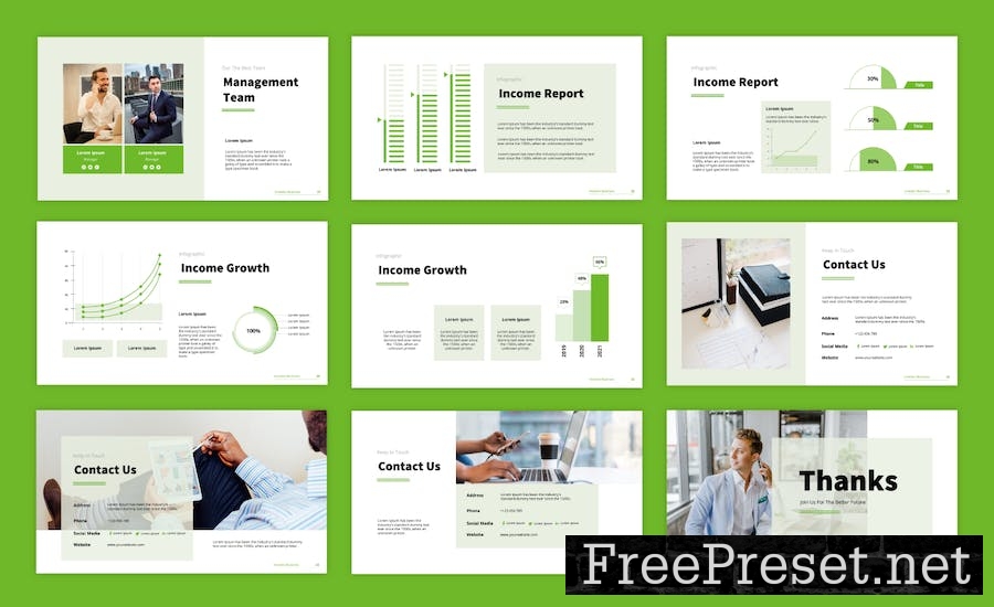 Investor Business Powerpoint Templates F7FKMVF