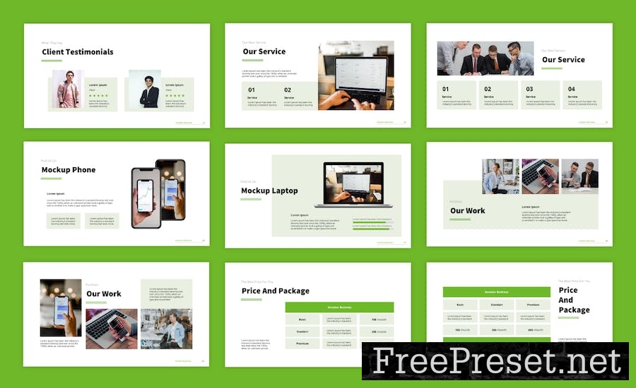 Investor Business Powerpoint Templates F7FKMVF