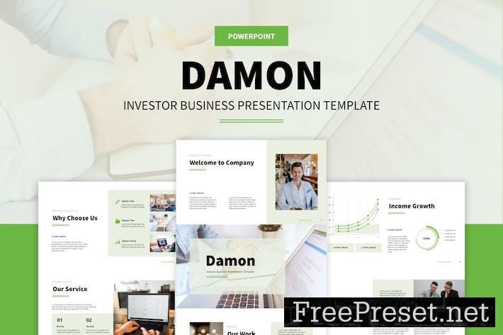 Investor Business Powerpoint Templates F7FKMVF