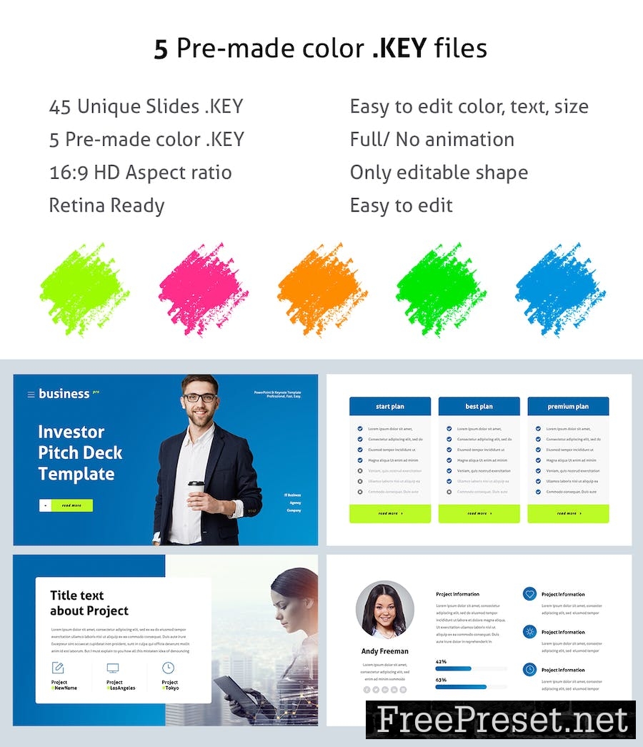 Investor Pitch Deck Template Keynote XSV4KG