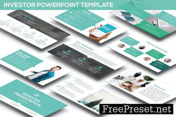 Investor Powerpoint Template 9VFM57