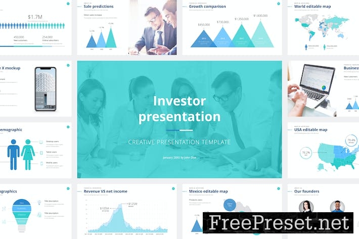 Investor Presentation Keynote Template VHA9ZU