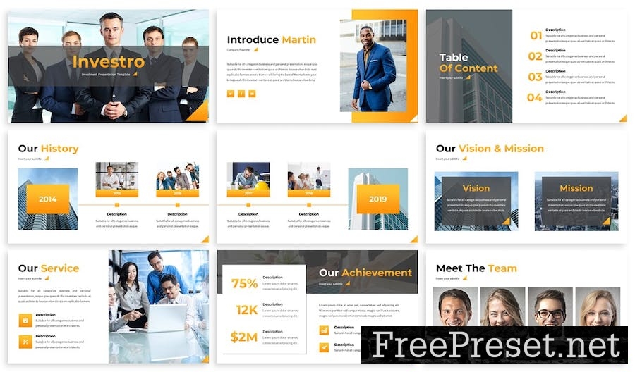 Investro - Investor Powerpoint Template