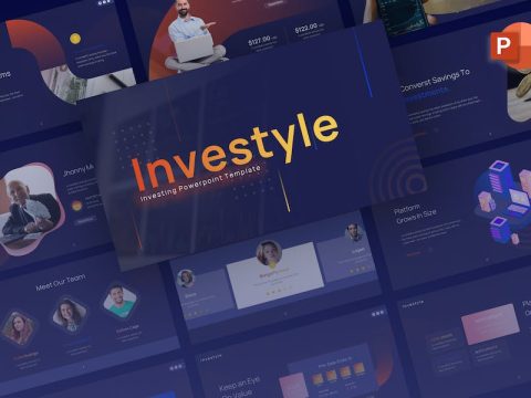 Investyle Investing Modern PowerPoint Template PXW6HCX