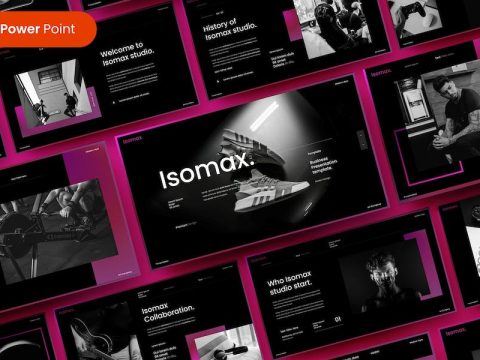 Isomax – Business PowerPoint Template KGGVLHF