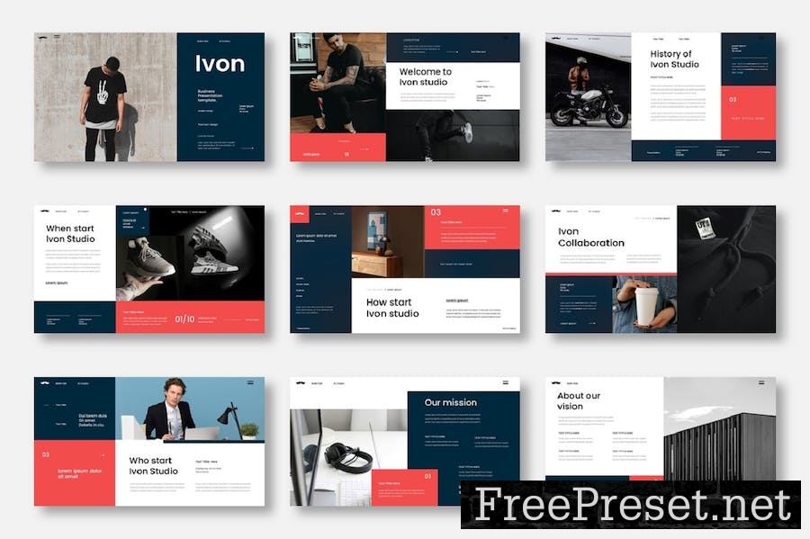 Ivon - Business Google Slide Template