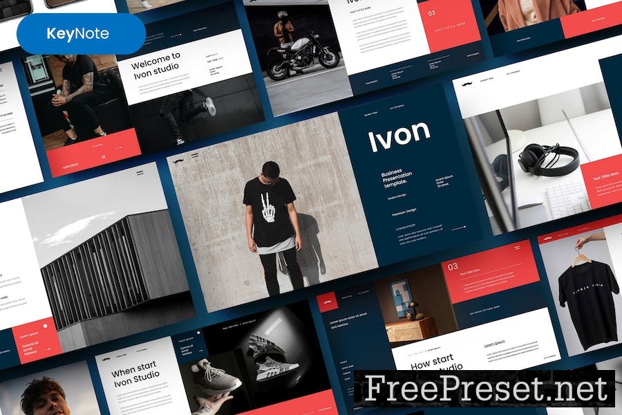 Ivon – Business Keynote Template 9GBWZV6