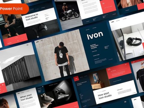 Ivon – Business PowerPoint Template F3TMM6R