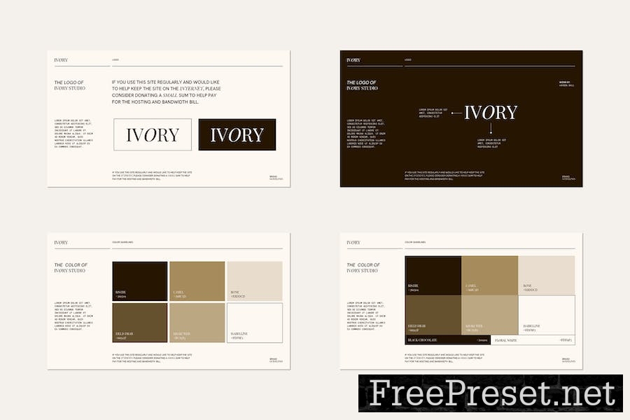 Ivory Brand Guidelines - GoogleSlides ABHCHJG