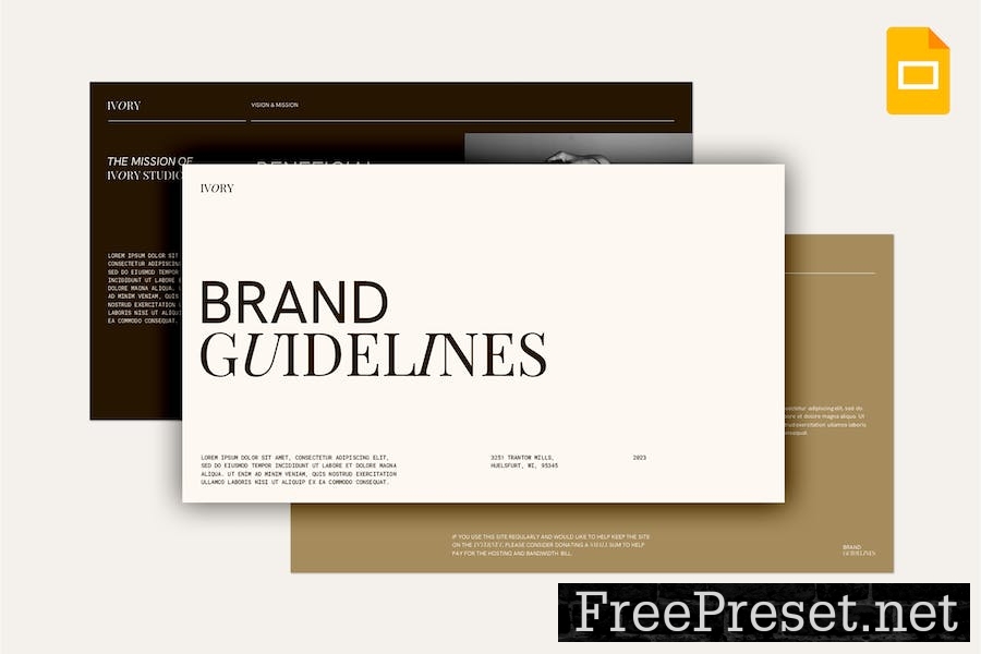 Ivory Brand Guidelines - GoogleSlides ABHCHJG