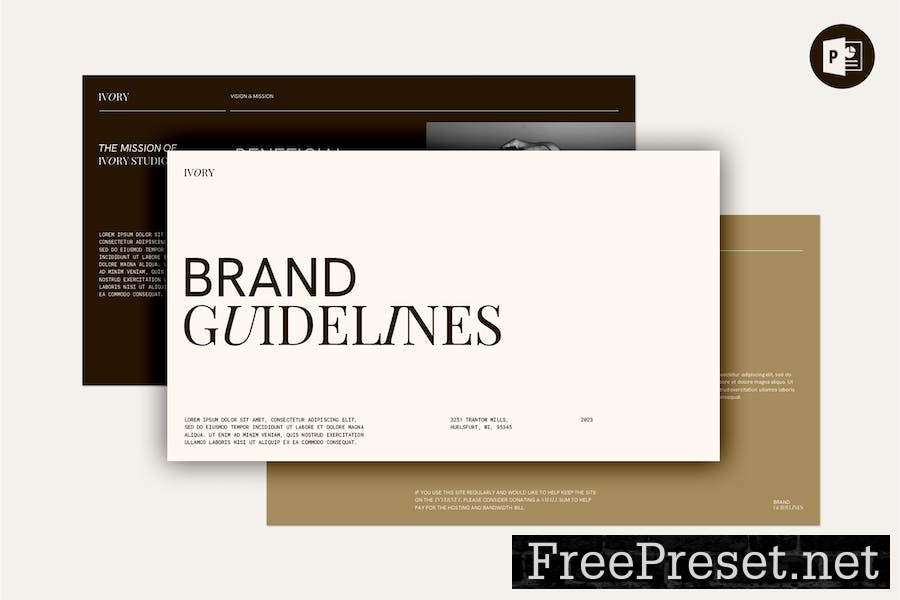 Ivory Brand Guidelines - PowerPoint 7HN7NSS