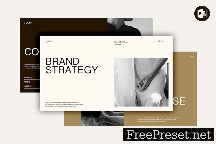 Ivory Brand Strategy - PowerPoint DRUXAWJ