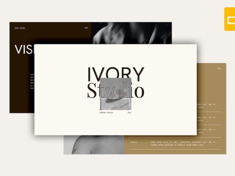 Ivory Company Profile - GoogleSlides ZVPURN3