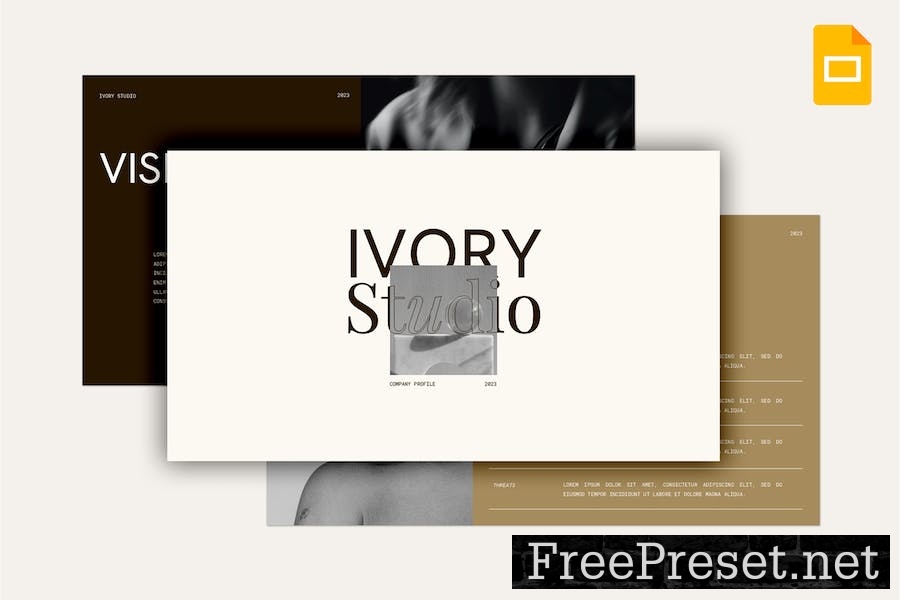 Ivory Company Profile - GoogleSlides ZVPURN3