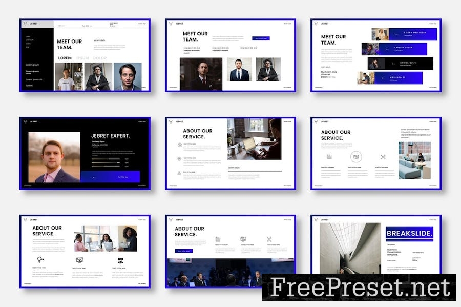 Jebret – Business Keynote Template H9PBN83