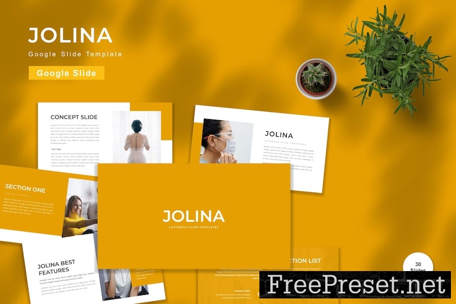 Jolina - Google Slide Template SJTXMA3