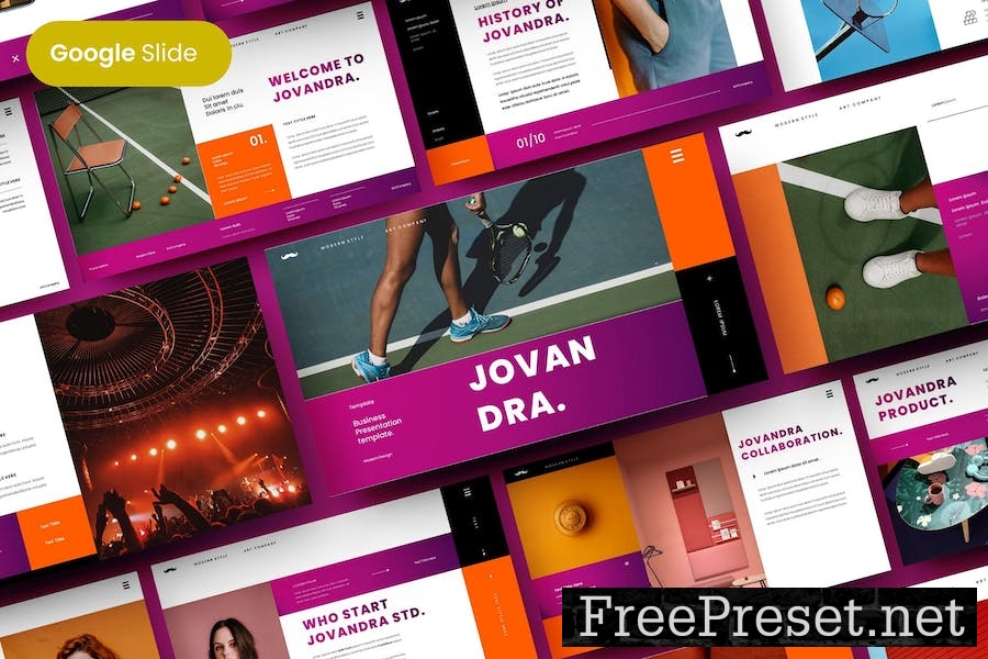 Jovandra - Business Google Slide Template