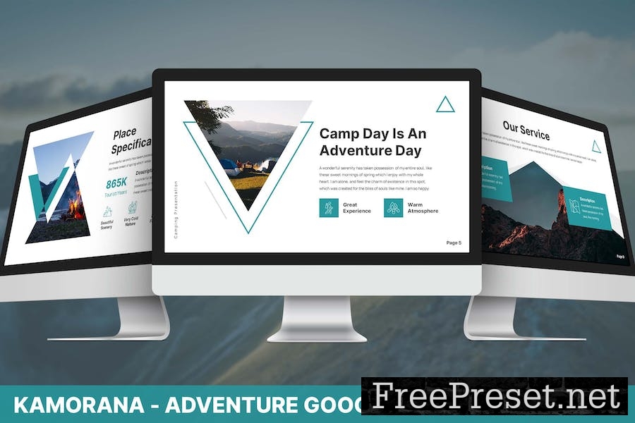 Kamorana - Adventure Google Slides Template 6AQ99XB