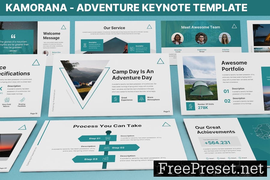 Kamorana - Adventure Keynote Template DMZHFPR