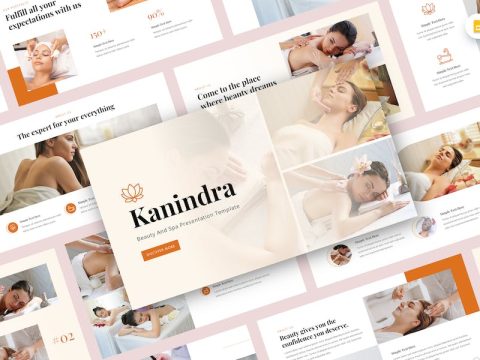 Kanindra - Beauty & Spa Google Slide Template FZNJQXA