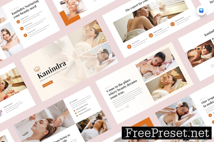 Kanindra - Beauty & Spa Keynote Template