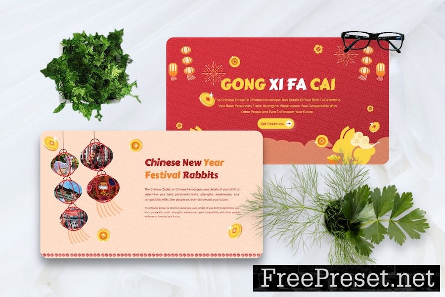 Kerinci - Chinese New Year Powerpoint Template JGNXUJR