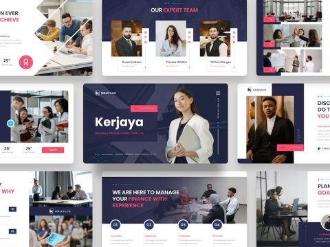 Kerjaya - Business PowerPoint Template KTFCF2N