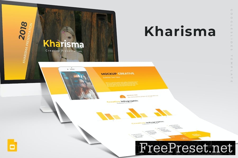 Kharisma - Google Slide Template XL76X8