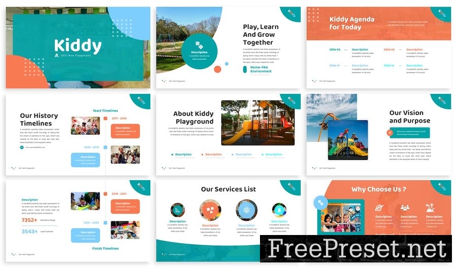 Kiddy - Education Powerpoint Template 993G9SS