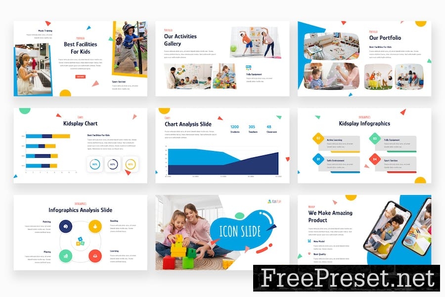 KIDSPLAY - Kids Education Keynote Template BJ8C7CR