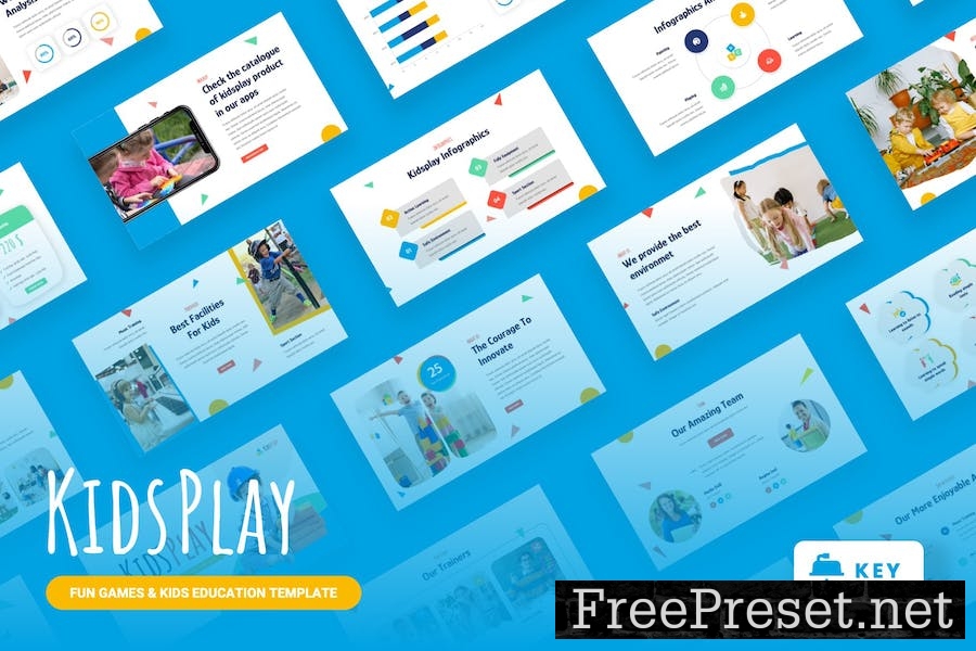 KIDSPLAY - Kids Education Keynote Template BJ8C7CR