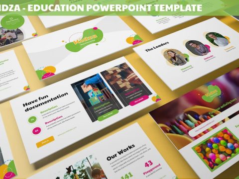 Kidza - Education Powerpoint Template V4EP2VE