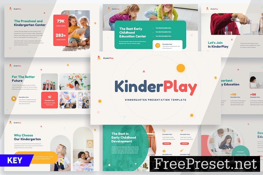 KinderPlay - Kindergarten Keynote Template