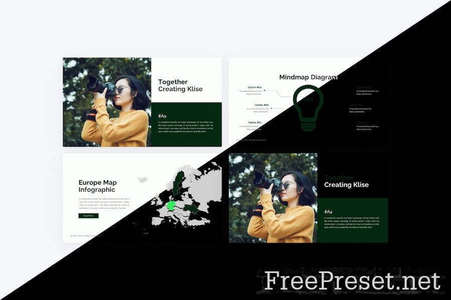 Klise Minimalist Photography Google Slide Template