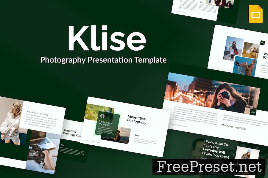 Klise Minimalist Photography Google Slide Template