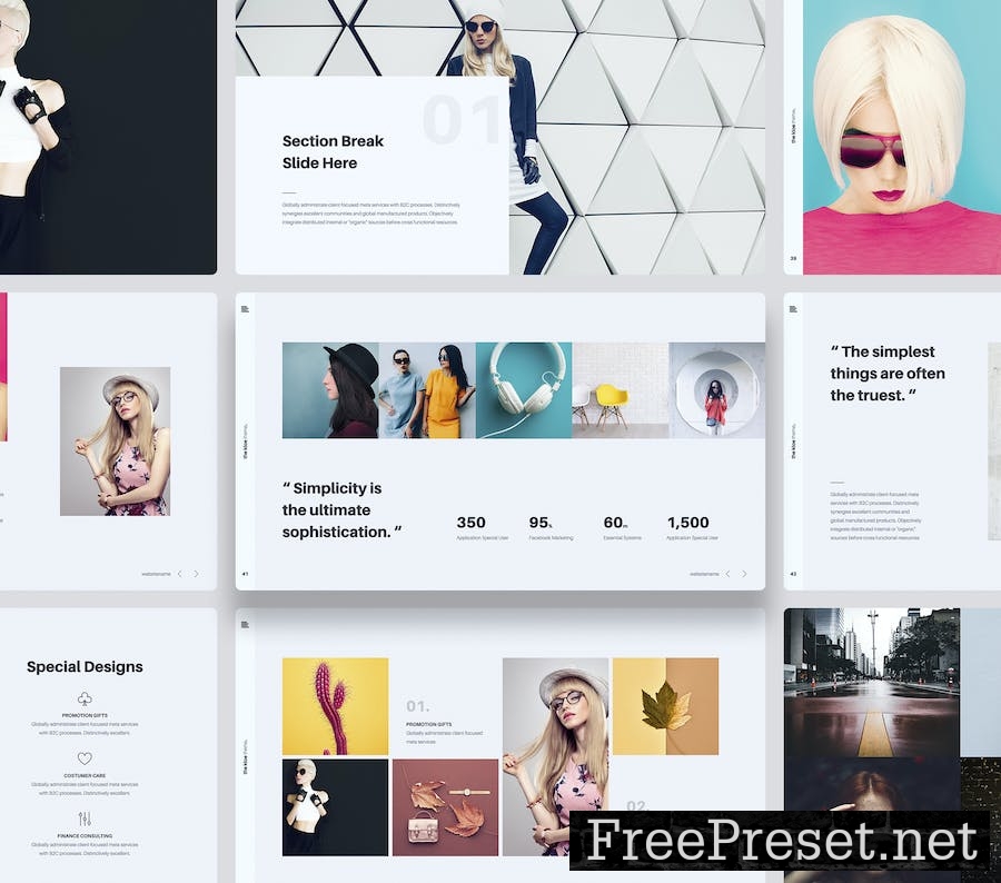 KLOE Minimal & Creative Template (Google Slides) SMEB2T