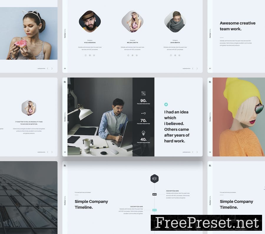 KLOE Minimal & Creative Template (Google Slides) SMEB2T