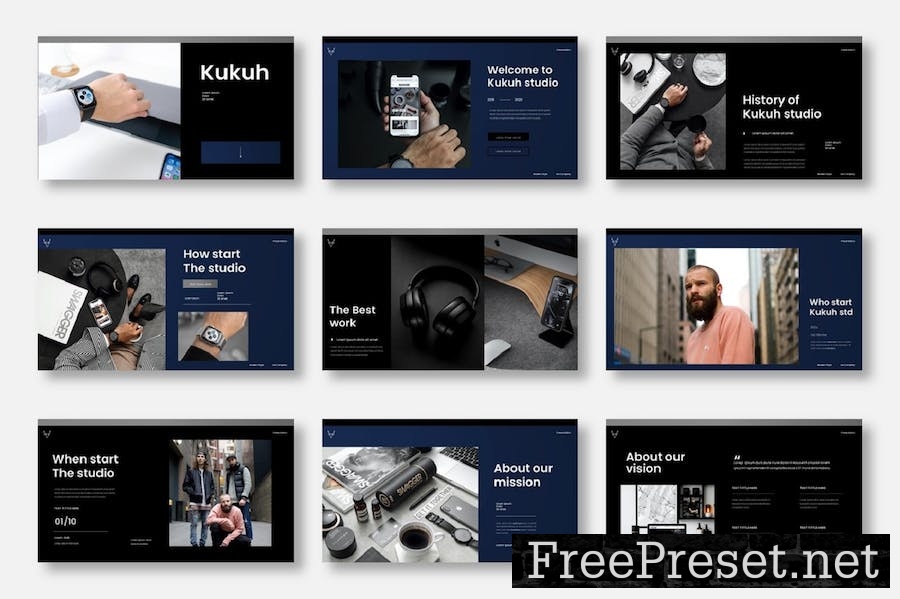 Kukuh – Business Keynote Template YUST9VC